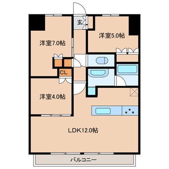 間取図 ラフィシア上前津