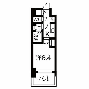 間取図 メイクス名駅南Ⅱ