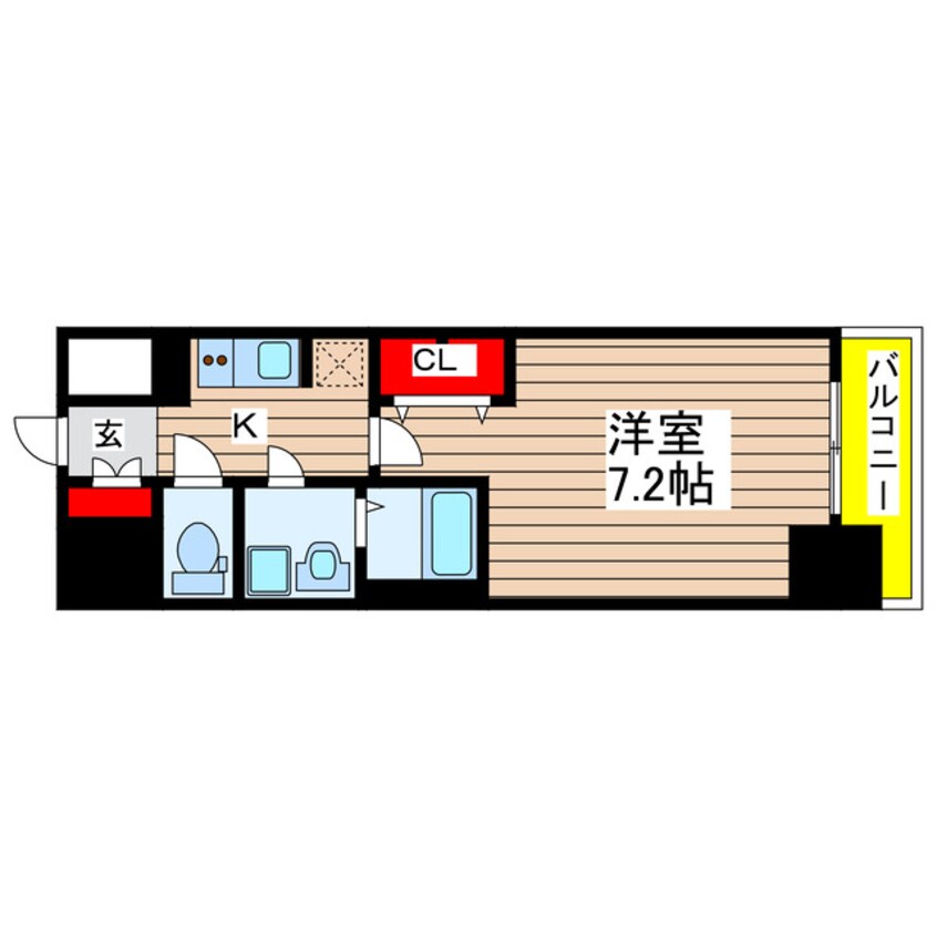 間取図 S-RESIDENCE丸の内駅前North