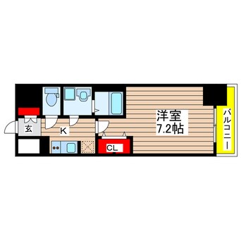 間取図 S-RESIDENCE丸の内駅前North