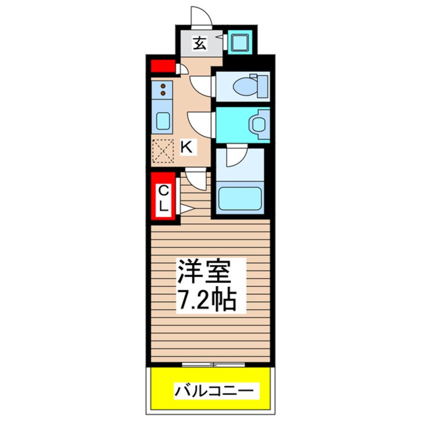 間取図 S-RESIDENCE丸の内駅前North