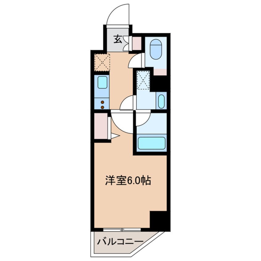 間取図 ディアレイシャス大須観音Ⅲ