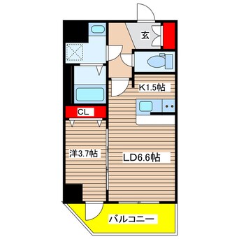 間取図 メイクス上前津Ⅲ