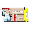 セイント橘 1LDKの間取り