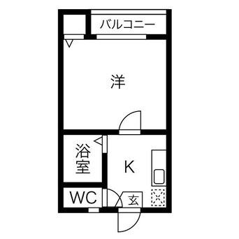 間取図 Kspace東別院