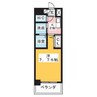 ArtizA東別院 1Kの間取り