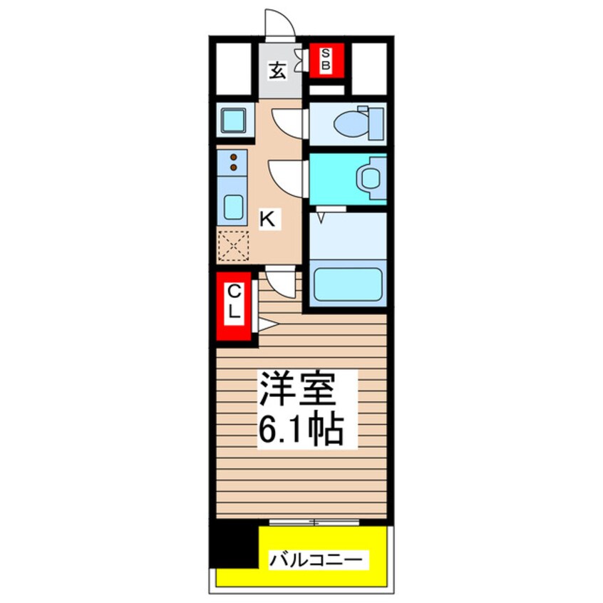 間取図 プレサンス大須観音フィエスタ