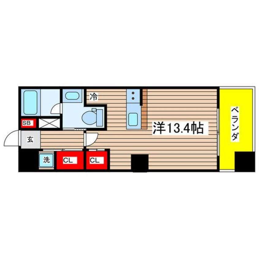 間取図 グレンパーク中島