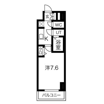 間取図 ディアレイシャス尾頭橋