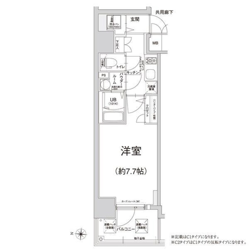 間取図 エスリード栄クロスシティ