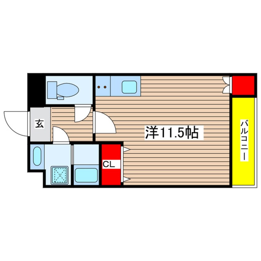 間取図 REPOSER名駅南 (ルポゼ名駅南)