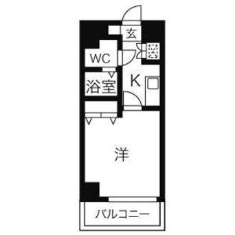 間取図 リベール名駅南