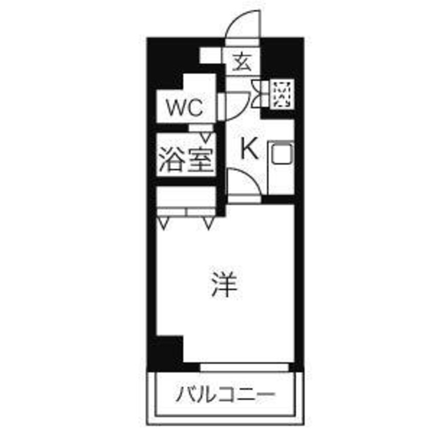 間取図 リベール名駅南