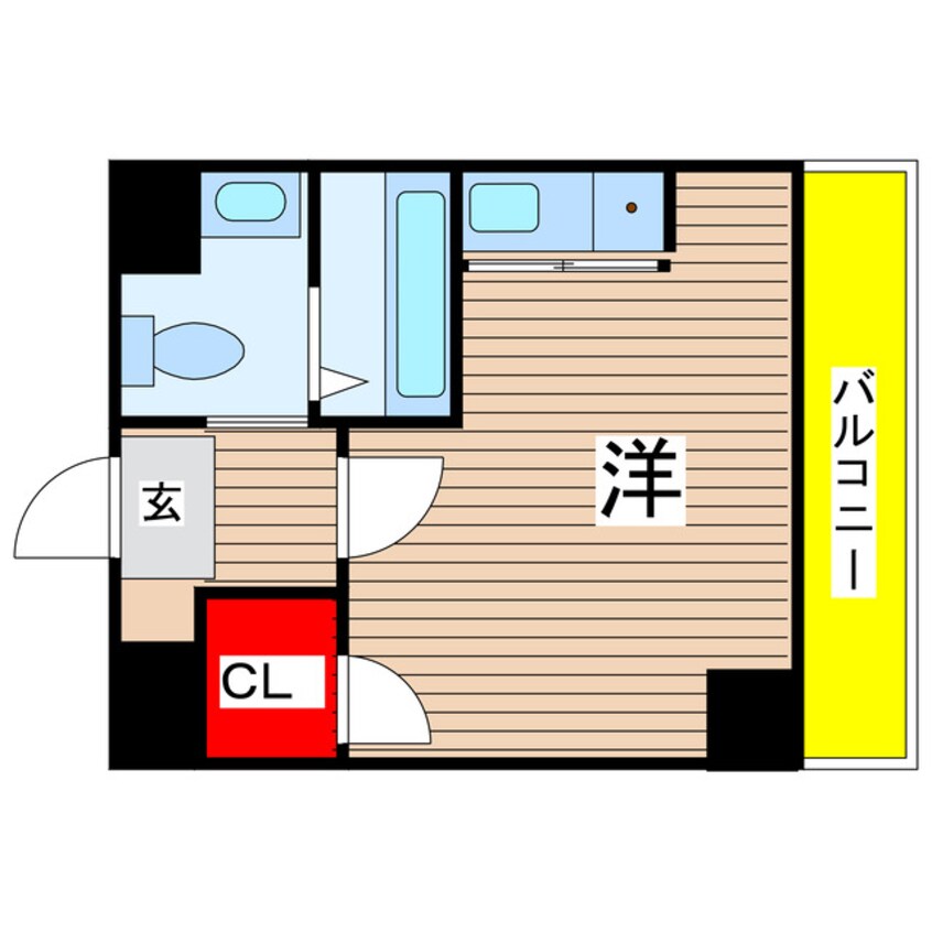 間取図 リベール名駅南