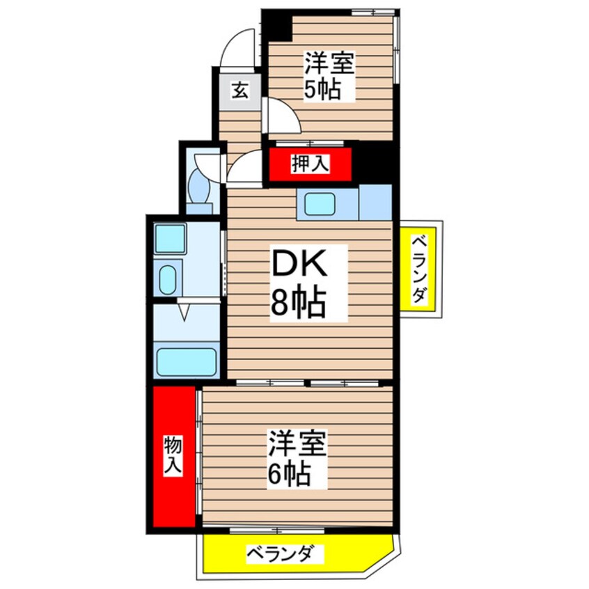 間取図 田中コーポラス