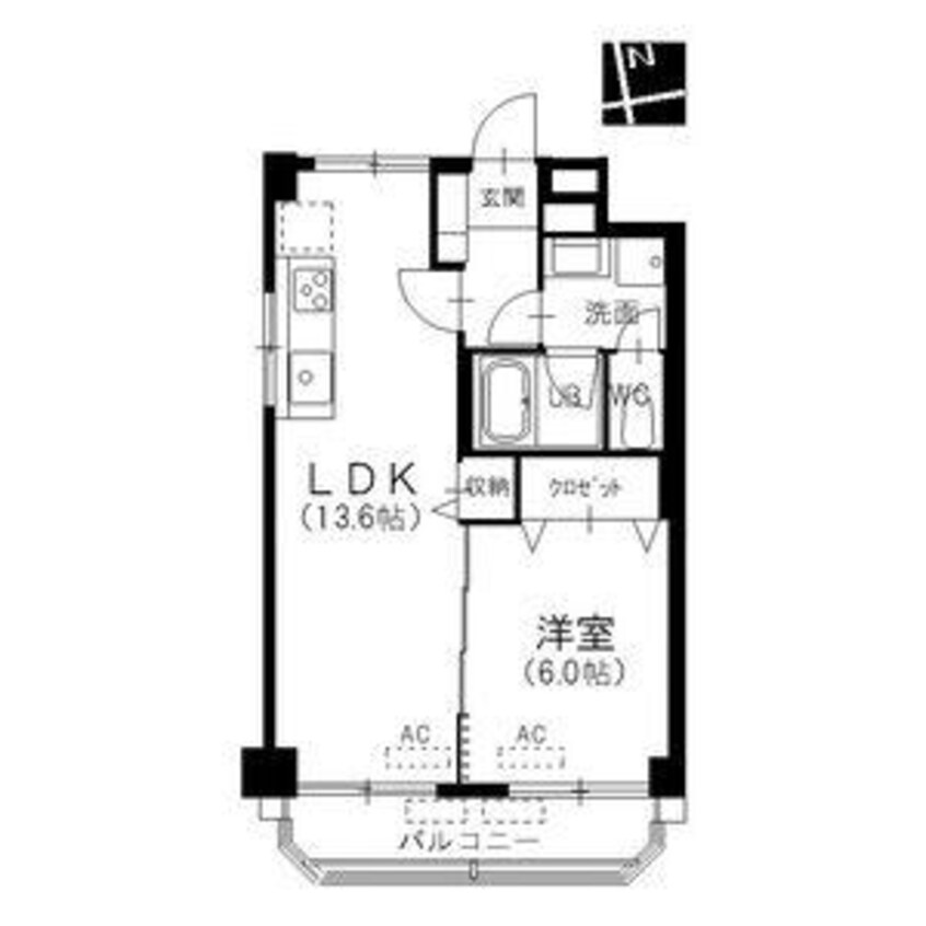 間取図 ハイライク栄ハイツ