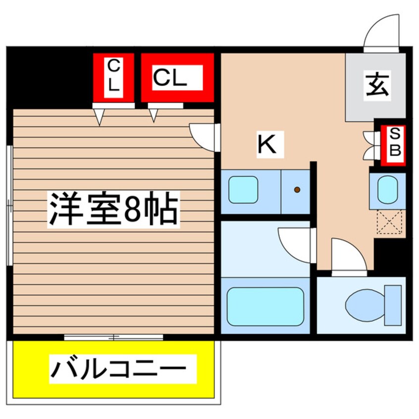 間取図 グランコート伊勢山