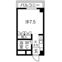 コスモパレスピースワンの間取図