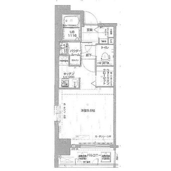 間取図 エイペックス名古屋鶴舞公園前