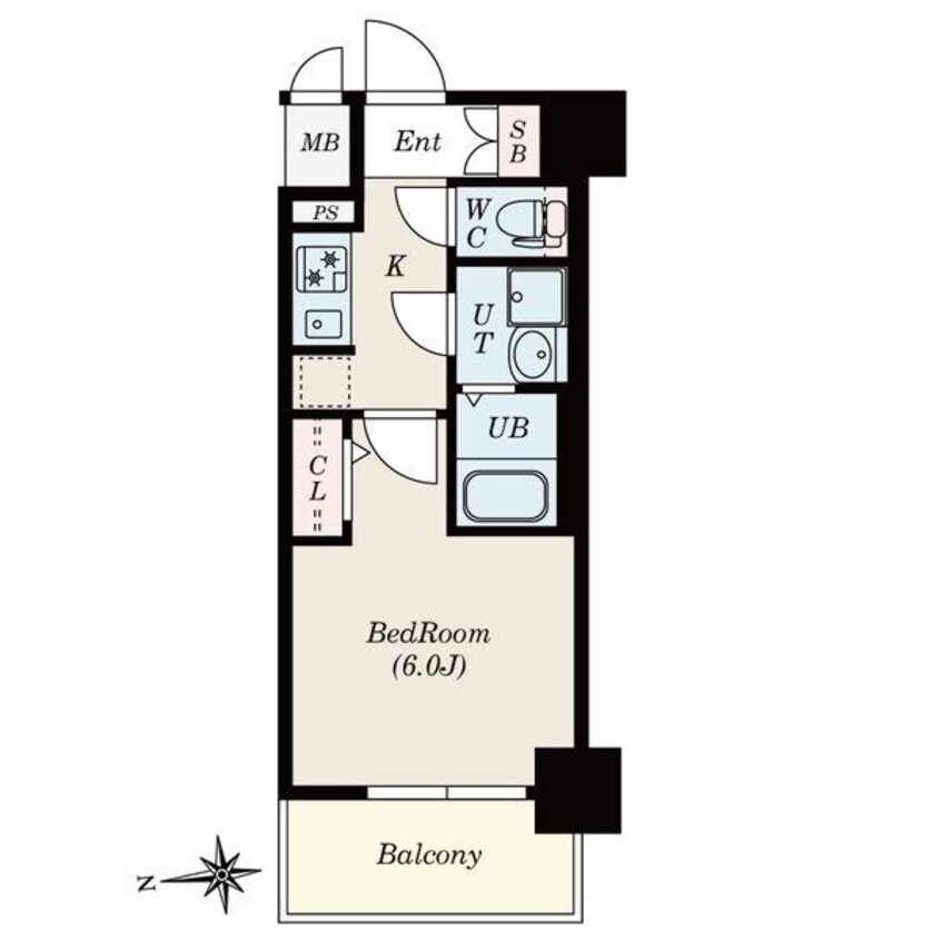 間取図 S-RESIDENCE尾頭橋