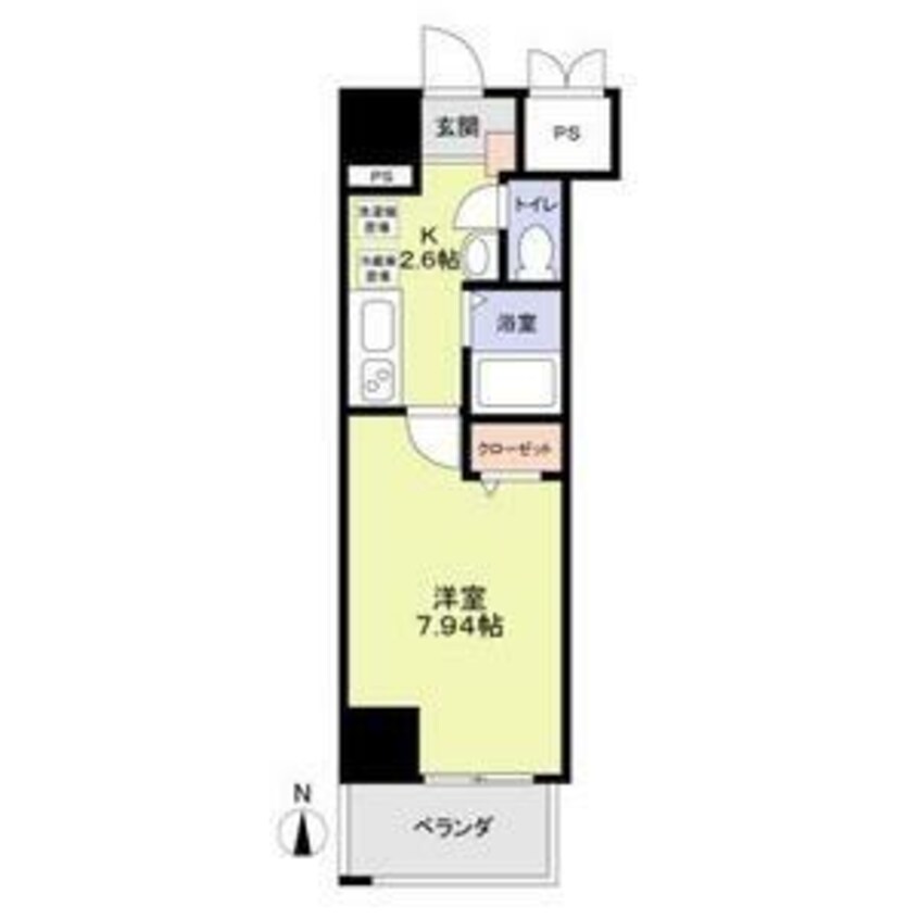 間取図 クレストタワー栄