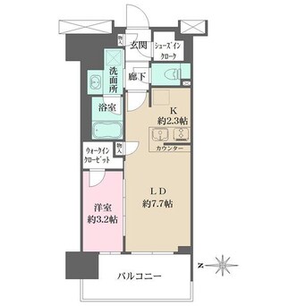 間取図 リニアゲートタワー名古屋