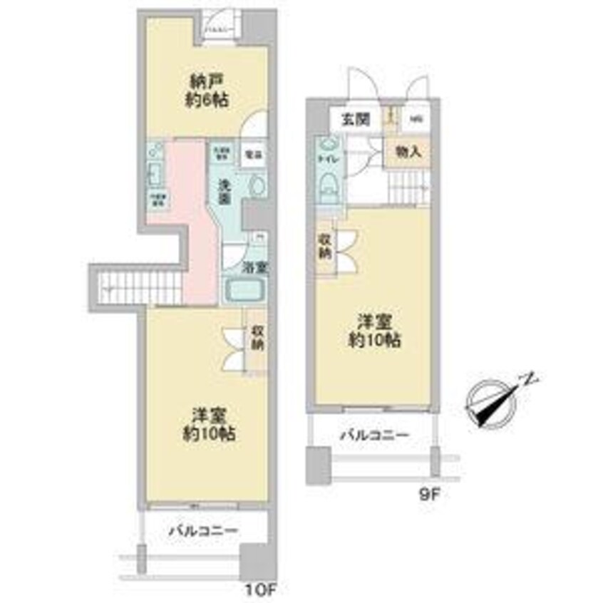 間取図 ブルームライフ鶴舞