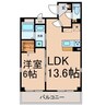 axis sakae V 1LDKの間取り