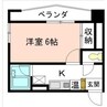 Atともえ 1Kの間取り