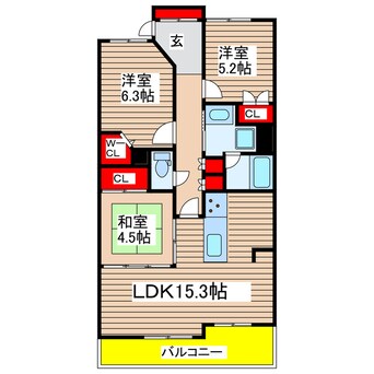 間取図 レジディア泉