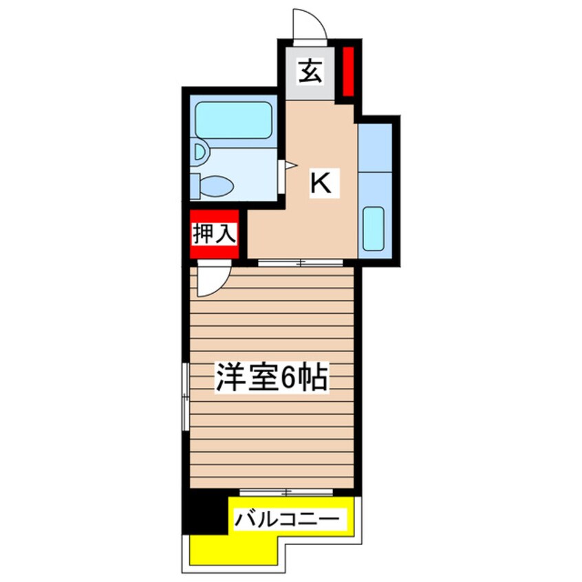 間取図 明治第６ビル