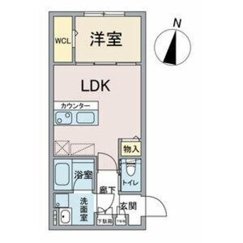 間取図 (仮称)運河通マンション