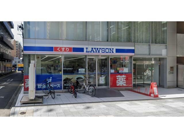 ローソン名駅納屋橋店(コンビニ)まで485m プレサンスロジェ名古屋駅South