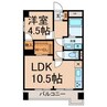 ハウスマローネ 1LDKの間取り