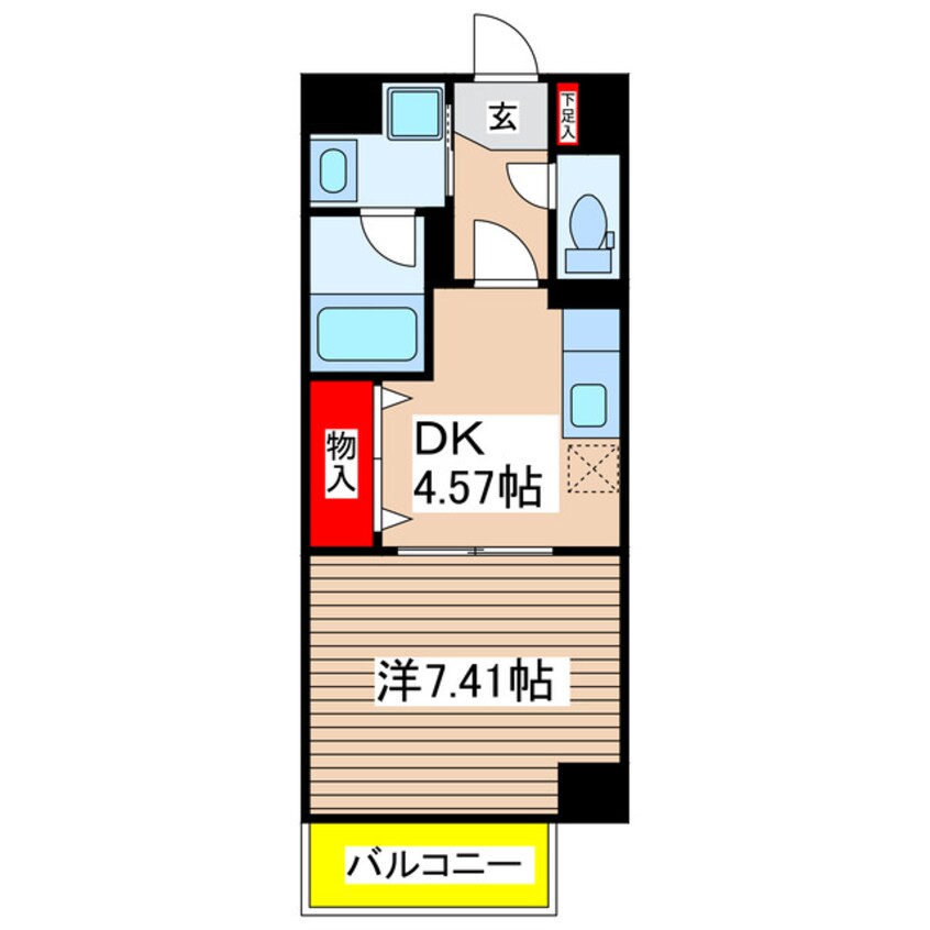 間取図 ポポラーレ白鳥