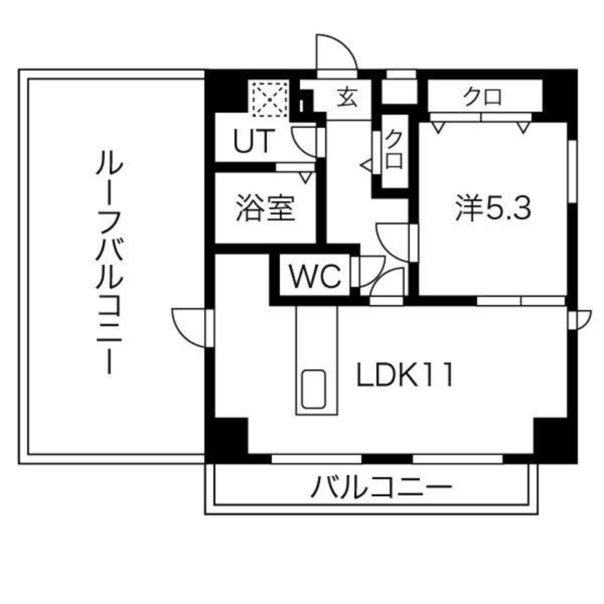 間取図 グランテラス栄南