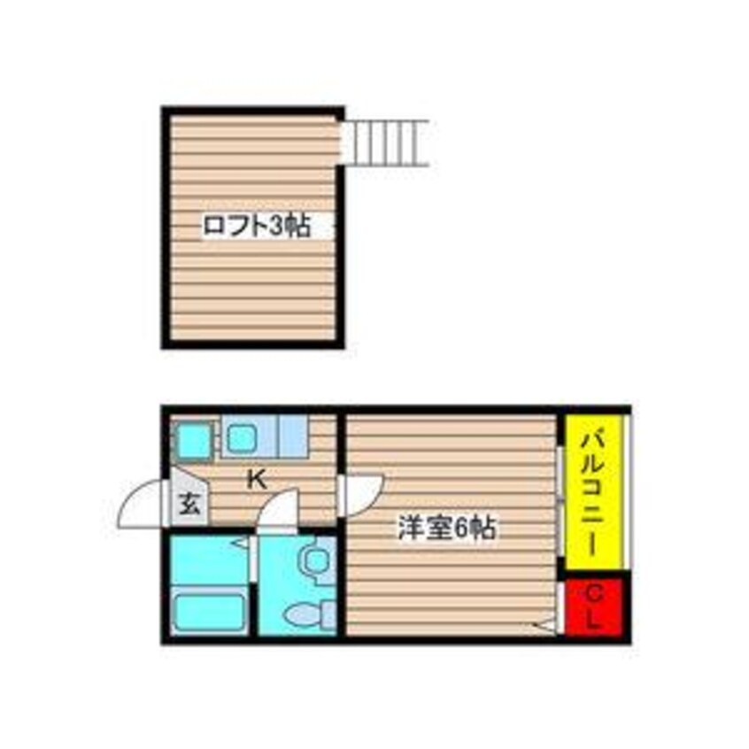 間取図 フルハウス六番町