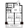 向陽ビル 2DKの間取り