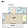 コンフォルト若宮 1Rの間取り