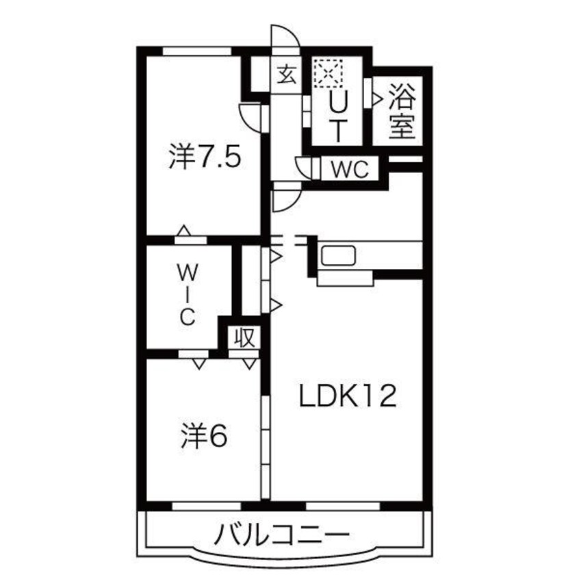 間取図 アットスマイルA