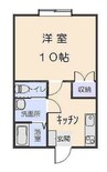 ラメールＳ 1Kの間取り