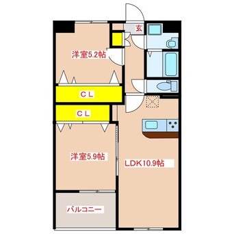 間取図 フォレストコートＳ