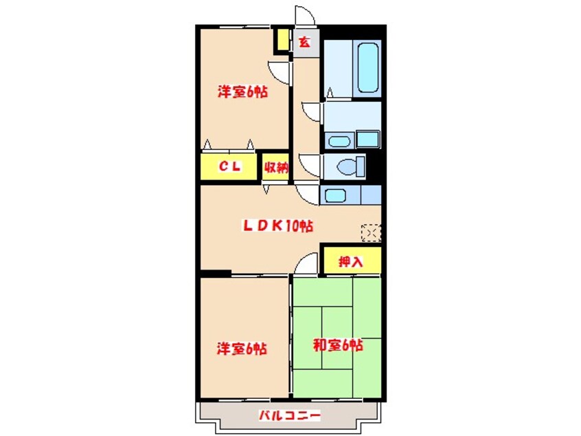 間取図 グランドハイツ