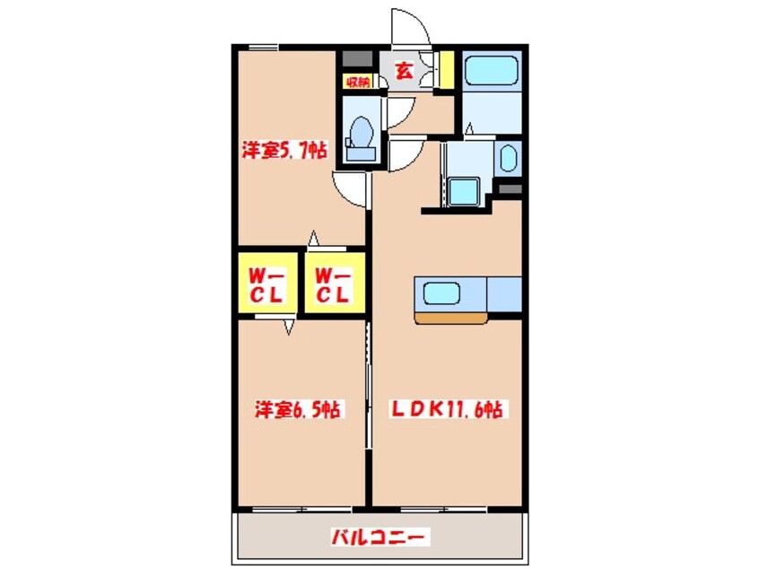 間取図 シャルマンハイム成岡