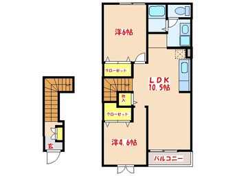 間取図 ハーモニーＫ　Ⅰ