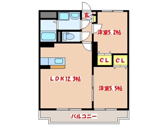 間取図 レインボーコスモス