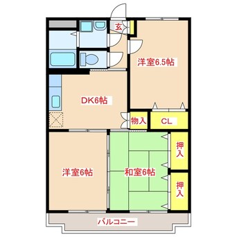 間取図 アネックスローズマンション