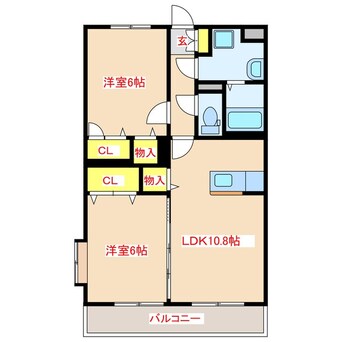 間取図 グランドステージ野間口