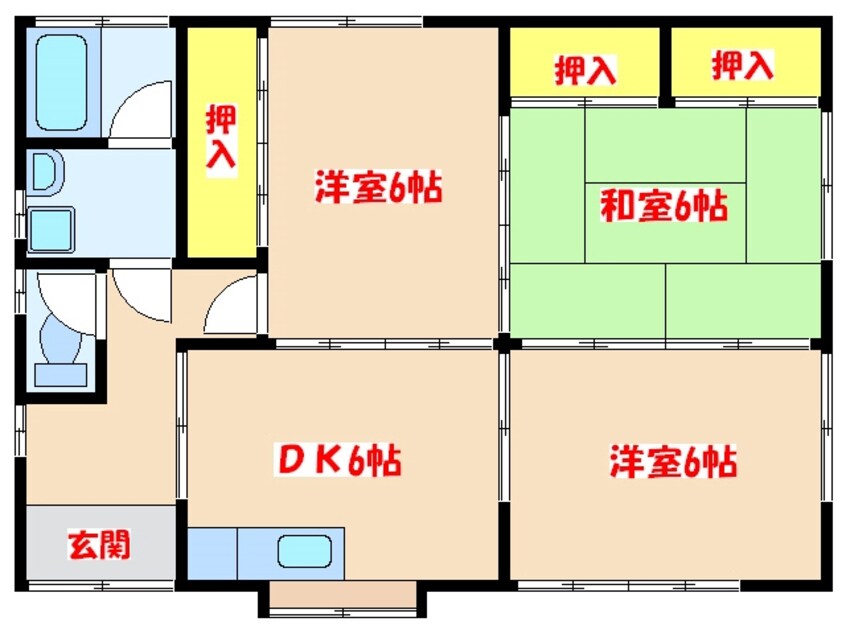 間取図 アムール宮里