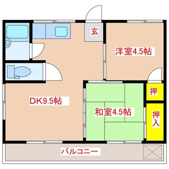 間取図 丸目ハイツ